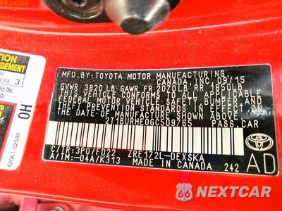 Zdjęcie 12 z 12 samochodu: 2016 TOYOTA COROLLA S SPECIAL EDITION VIN:2T1BURHE0GC509765 - miniatura