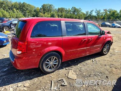 Trzecie zdjęcie samochodu z tyłu: 2014 DODGE GRAND CARAVAN SE VIN:2C4RDGBG4ER372887 - miniatura