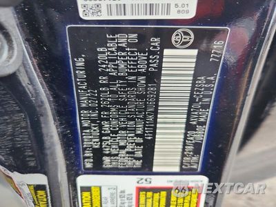 Zdjęcie 12 z 12 samochodu: 2022 TOYOTA CAMRY SE VIN:4T1T11AK7NU669281 - miniatura