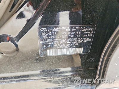 Zdjęcie 12 z 12 samochodu: 2014 HYUNDAI ELANTRA SE VIN:KMHDH4AE1EU062384 - miniatura
