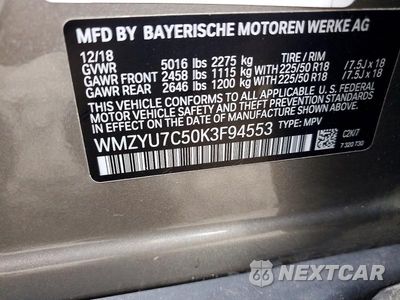 Zdjęcie 12 z 12 samochodu: 2019 MINI COOPER S E COUNTRYMAN ALL4 VIN:WMZYU7C50K3F94553 - miniatura