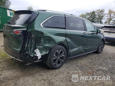 Trzecie zdjęcie samochodu z tyłu: 2026 TOYOTA SIENNA PLATINUM 7-PASSENGER VIN:5TDESKFCXTS262753 - miniatura