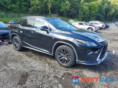 Czwarte zdjęcie samochodu z boku: 2016 LEXUS RX 350 F SPORT VIN:2T2BZMCA6GC040864 - miniatura
