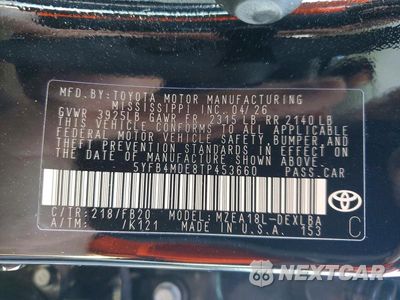 Zdjęcie 12 z 12 samochodu: 2026 TOYOTA COROLLA LE VIN:5YFB4MDE8TP453660 - miniatura
