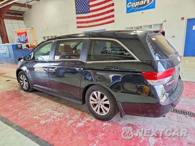 Drugie zdjęcie samochodu z przodu: 2015 HONDA ODYSSEY EXL VIN:5FNRL5H61FB060500 - miniatura