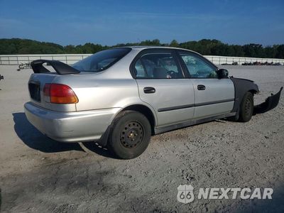 Trzecie zdjęcie samochodu z tyłu: 1997 HONDA CIVIC DX VIN:2HGEJ6523VH581398 - miniatura