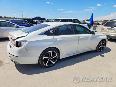Trzecie zdjęcie samochodu z tyłu: 2020 HONDA ACCORD SPORT VIN:1HGCV1F30LA078154 - miniatura