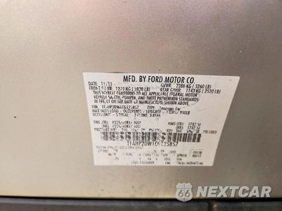 Zdjęcie 12 z 12 samochodu: 2012 FORD TAURUS SE VIN:1FAHP2DW1CG125857 - miniatura