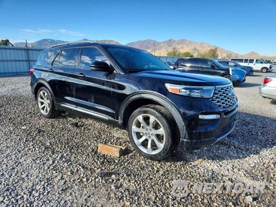 Czwarte zdjęcie samochodu z boku: 2020 FORD EXPLORER PLATINUM VIN:1FM5K8HC9LGB62469 - miniatura