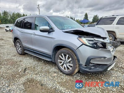 Czwarte zdjęcie samochodu z boku: 2020 HONDA PILOT EXL VIN:5FNYF6H5XLB058675 - miniatura