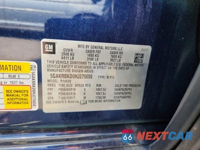 Zdjęcie 13 z 13 samochodu: 2017 BUICK ENCLAVE AVENIR VIN:5GAKRBKD0HJ275658 - miniatura