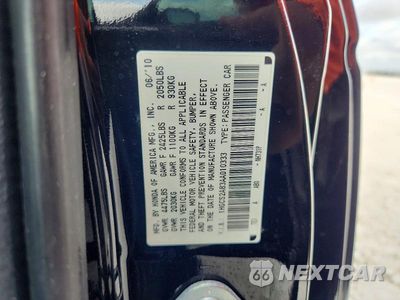 Zdjęcie 12 z 12 samochodu: 2010 HONDA ACCORD EXL VIN:1HGCS2A83AA010333 - miniatura