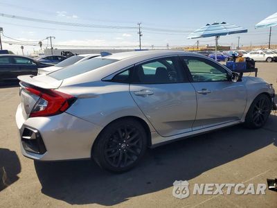 Trzecie zdjęcie samochodu z tyłu: 2020 HONDA CIVIC SI VIN:2HGFC1E58LH701060 - miniatura