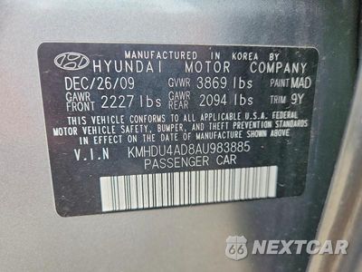 Zdjęcie 12 z 12 samochodu: 2010 HYUNDAI ELANTRA SE VIN:KMHDU4AD8AU983885 - miniatura