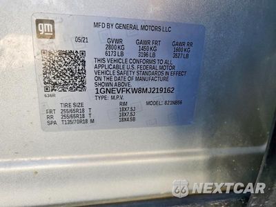 Zdjęcie 13 z 13 samochodu: 2021 CHEVROLET TRAVERSE LS VIN:1GNEVFKW8MJ219162 - miniatura