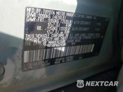Zdjęcie 13 z 13 samochodu: 2023 TOYOTA RAV4 XLE VIN:2T3P1RFV8PW374588 - miniatura