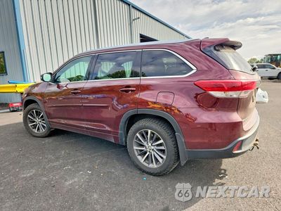 Drugie zdjęcie samochodu z przodu: 2017 TOYOTA HIGHLANDER XLE VIN:5TDJZRFH7HS396481 - miniatura