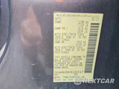 Zdjęcie 13 z 13 samochodu: 2013 NISSAN ARMADA SV VIN:5N1AA0NC8DN610317 - miniatura
