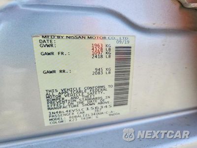 Zdjęcie 13 z 13 samochodu: 2020 NISS ALTIMA SL VIN:1N4BL4EV5LC156345 - miniatura