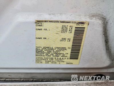 Zdjęcie 13 z 13 samochodu: 2017 NISSAN ALTIMA 2.5 S VIN:1N4AL3AP2HN354423 - miniatura