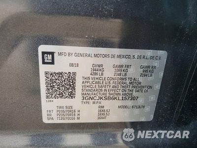 Zdjęcie 13 z 13 samochodu: 2019 CHEVROLET TRAX LS VIN:3GNCJKSB6KL157307 - miniatura