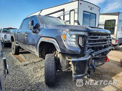 Czwarte zdjęcie samochodu z boku: 2020 GMC SIERRA K2500 AT4 VIN:1GT49PEY8LF141950 - miniatura