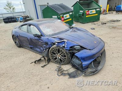 Czwarte zdjęcie samochodu z boku: 2020 PORSCHE TAYCAN 4S VIN:WP0AB2Y11LSA52983 - miniatura