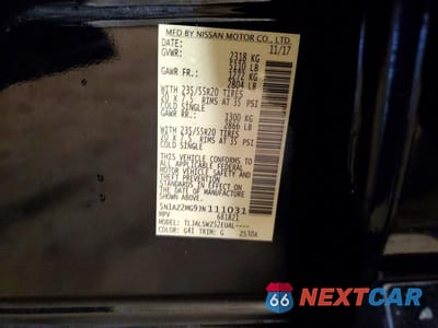 Zdjęcie 14 z 14 samochodu: 2018 NISSAN MURANO PLATINUM VIN:5N1AZ2MG9JN111031 - miniatura