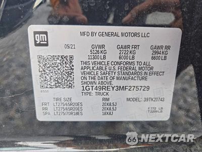 Zdjęcie 12 z 12 samochodu: 2021 GMC SIERRA K2500 DENALI VIN:1GT49REY3MF275729 - miniatura