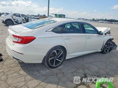 Trzecie zdjęcie samochodu z tyłu: 2018 HONDA ACCORD SPORT VIN:1HGCV1F35JA085520 - miniatura