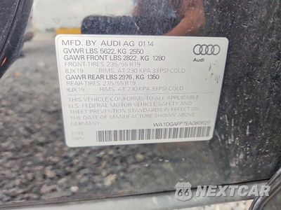 Zdjęcie 13 z 13 samochodu: 2014 AUDI Q5 PREMIUM PLUS VIN:WA1DGAFP7EA080626 - miniatura