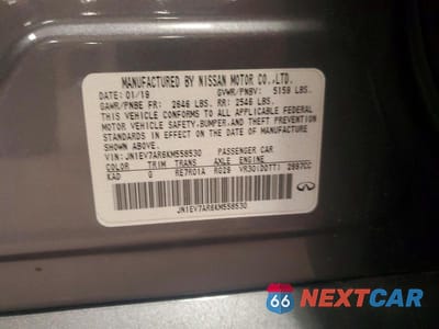 Zdjęcie 12 z 12 samochodu: 2019 INFINITI Q50 3.0T SPORT VIN:JN1EV7AR6KM558530 - miniatura