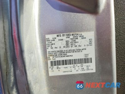 Zdjęcie 12 z 12 samochodu: 2010 FORD F150 SUPER CAB VIN:1FTEX1C83AFA85763 - miniatura