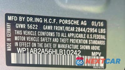 Zdjęcie 14 z 15 samochodu: 2017 PORSCHE MACAN S VIN:WP1AB2A56HLB10242 - miniatura