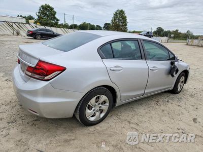 Trzecie zdjęcie samochodu z tyłu: 2014 HONDA CIVIC LX VIN:19XFB2F55EE077299 - miniatura