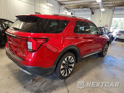Trzecie zdjęcie samochodu z tyłu: 2026 FORD EXPLORER PLATINUM VIN:1FMUK8HH7TGB62736 - miniatura
