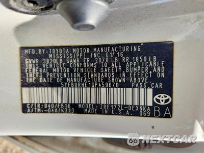 Zdjęcie 13 z 13 samochodu: 2016 TOYOTA COROLLA LE VIN:5YFBURHE1GP459670 - miniatura