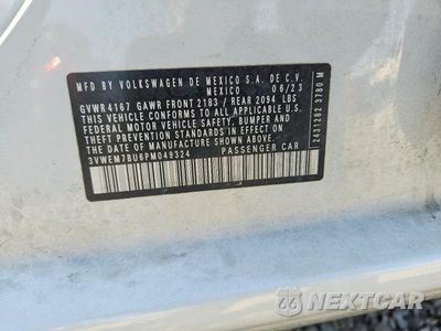 Zdjęcie 13 z 13 samochodu: 2023 VOLKSWAGEN JETTA SE VIN:3VWEM7BU6PM049324 - miniatura