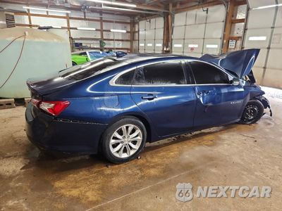 Trzecie zdjęcie samochodu z tyłu: 2021 CHEVROLET MALIBU LT VIN:1G1ZD5ST4MF075361 - miniatura
