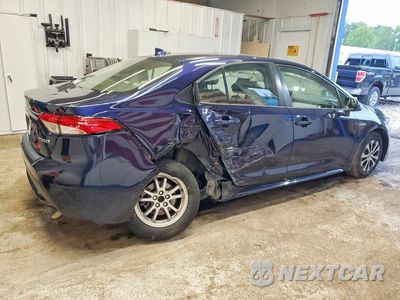 Trzecie zdjęcie samochodu z tyłu: 2021 TOYOTA COROLLA LE VIN:JTDEAMDE7MJ011321 - miniatura