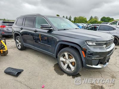 Czwarte zdjęcie samochodu z boku: 2021 JEEP GRAND CHEROKEE L LIMITED VIN:1C4RJKBG0M8170246 - miniatura