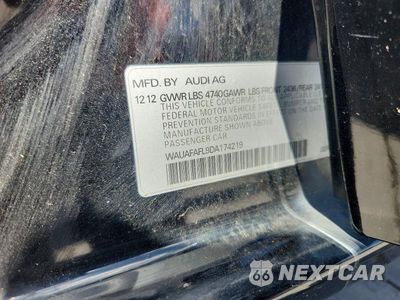 Zdjęcie 13 z 13 samochodu: 2013 AUDI A4 PREMIUM VIN:WAUAFAFL9DA174219 - miniatura