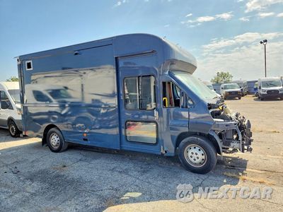 Czwarte zdjęcie samochodu z boku: 2022 RAM PROMASTER 3500 DELIVERY TRUCK VIN:3C7WRVMGXNE136481 - miniatura