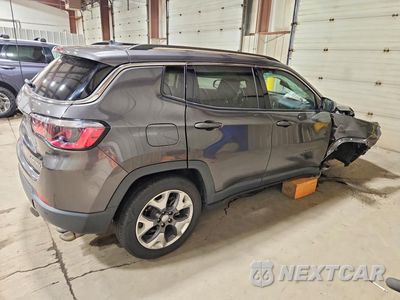 Trzecie zdjęcie samochodu z tyłu: 2021 JEEP COMPASS LIMITED VIN:3C4NJDCB6MT512295 - miniatura