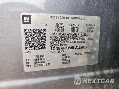 Zdjęcie 13 z 13 samochodu: 2020 CHEVROLET TRAVERSE LS VIN:1GNERFKW5LJ162017 - miniatura