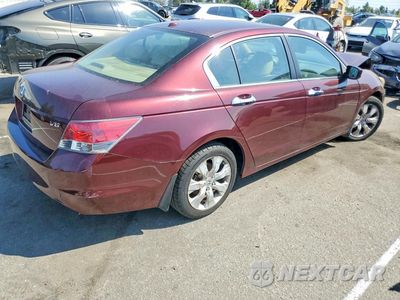 Trzecie zdjęcie samochodu z tyłu: 2008 HONDA ACCORD EXL VIN:1HGCP36848A017012 - miniatura