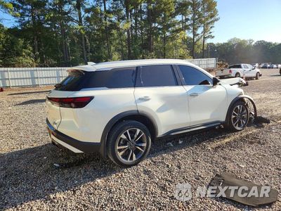 Trzecie zdjęcie samochodu z tyłu: 2023 INFINITI QX60 LUXE VIN:5N1DL1FSXPC368665 - miniatura