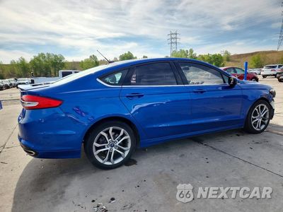 Trzecie zdjęcie samochodu z tyłu: 2017 FORD FUSION SE VIN:3FA6P0H94HR224690 - miniatura