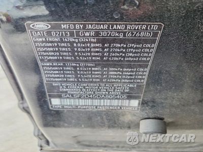 Zdjęcie 13 z 13 samochodu: 2013 LAND ROVER RANGE ROVER SPORT HSE VIN:SALSF2D45DA805405 - miniatura