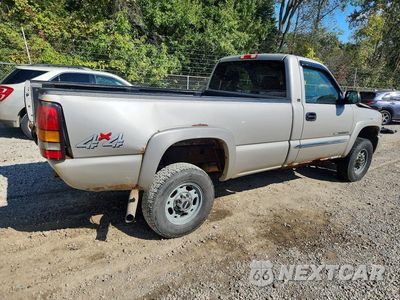 Trzecie zdjęcie samochodu z tyłu: 2006 GMC SIERRA K2500 HEAVY DUTY VIN:1GTHK24U06E211197 - miniatura
